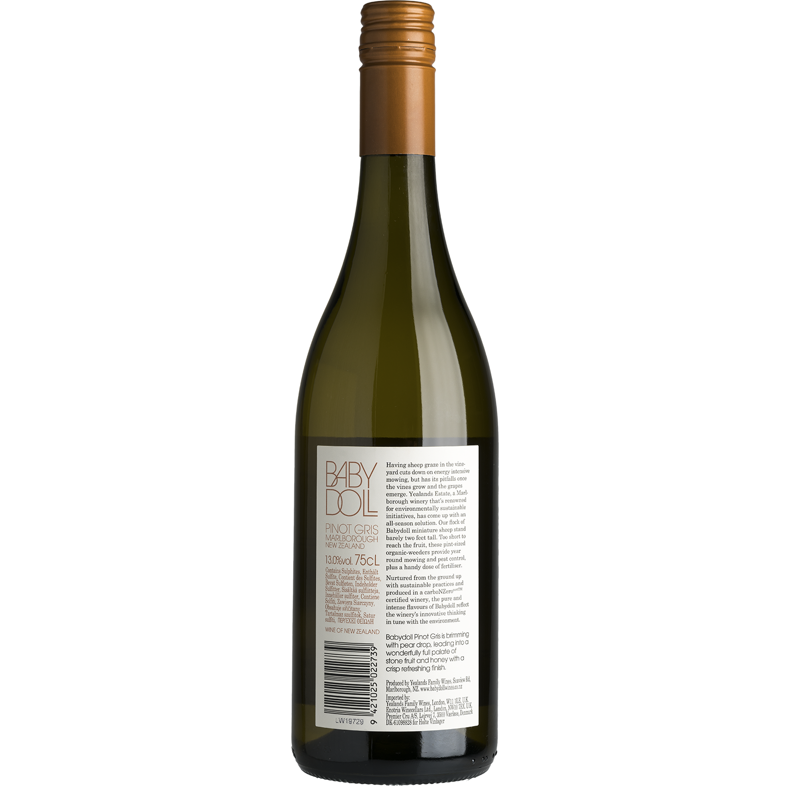 Baby Doll Pinot Gris 2016 (0,75L)